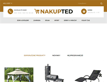 Tablet Screenshot of nakupted.cz